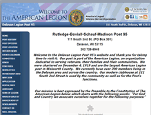 Tablet Screenshot of delavanlegionpost95.org